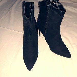 Rock & Republic Black Suede Heels Boots